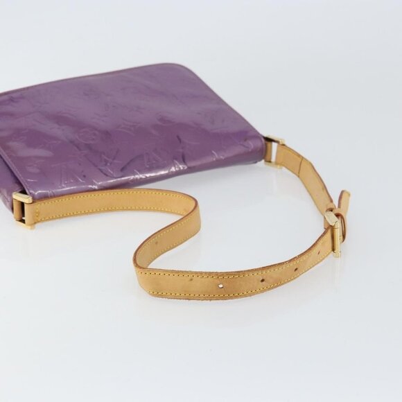 Authentic LOUIS VUITTON Monogram Vernis Thompson Street Bag Viole M91095 LV - Picture 14 of 16